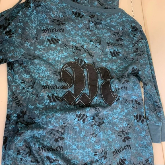 Walt Disney World Y2K Ribbed Mickey Mouse Print Zip Up Hoodie Size XL - Picture 10 of 13
